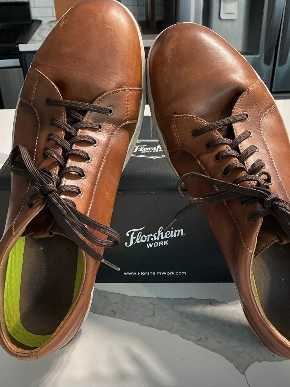 Florsheim Work Crossover Max TRAX Dress Shoe - Picture 2 of 12